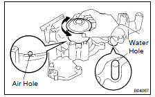 INSPECT WATER PUMP