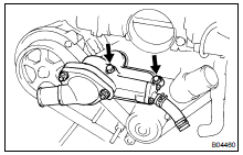 REMOVE WATER INLET AND INLET HOUSING ASSEMBLY