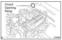 REMOVE RELAY BOX COVER