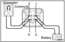 INSPECT EFI MAIN RELAY