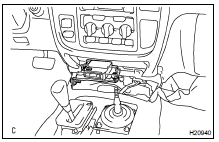 (a) Disconnect the airbag sensor connectors.