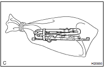 REMOVE CURTAIN SHIELD AIRBAG ASSEMBLY