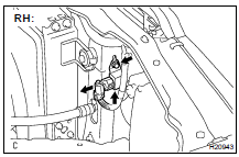 REMOVE FRONT AIRBAG SENSOR RH