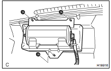 REMOVE FRONT PASSENGER AIRBAG ASSEMBLY