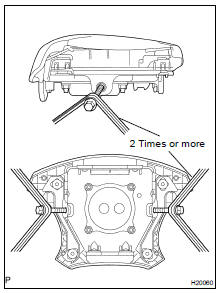 DEPLOYMENT WHEN DISPOSING OF STEERING WHEEL PAD ONLY