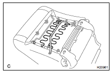 INSTALL SEATBACK FRAME