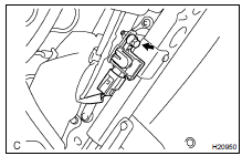  INSTALL SEAT POSITION SENSOR ASSEMBLY