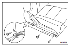 REMOVE SEAT CUSHION INNER SHIELD