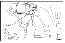 REPLACE OIL FILTER