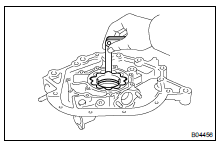 INSPECT ROTORS FOR TIP CLEARANCE