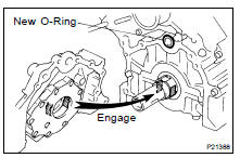 INSTALL OIL PUMP