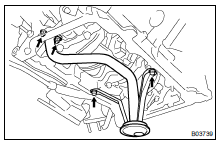 INSTALL OIL STRAINER