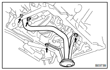 REMOVE OIL STRAINER