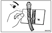 INSPECT BRAKE LINE PIPES AND HOSES