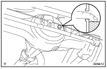 INSPECT TRANSFER AND DIFFERENTIAL OIL LEVEL