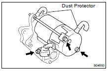 REMOVE FIELD FRAME AND ARMATURE