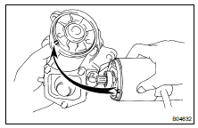 REMOVE FIELD FRAME AND ARMATURE