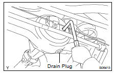 REPLACE TRANSFER AND DIFFERENTIAL OIL