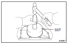 REPLACE CRANKSHAFT REAR OIL SEAL