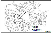 REMOVE PISTON AND CONNECTING ROD ASSEMBLIES