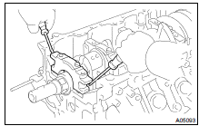 REMOVE MAIN BEARING CAPS AND CHECK OIL CLEARANCE