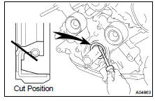 REPLACE CRANKSHAFT FRONT OIL SEAL