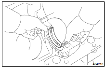 INSTALL MAIN BEARINGS