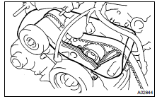 REMOVE TIMING BELT REAR PLATES