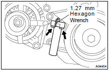  INSTALL TIMING BELT TENSIONER