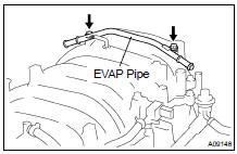 DISASSEMBLE UPPER AND LOWER INTAKE MANIFOLDS