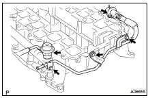 DISASSEMBLE UPPER AND LOWER INTAKE MANIFOLDS