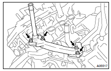 REMOVE REAR WATER BYPASS JOINT