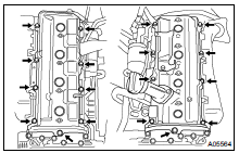 REMOVE CYLINDER HEAD COVERS