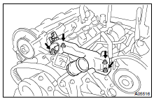 INSTALL FRONT WATER BYPASS JOINT