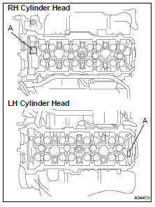 REMOVE CYLINDER HEAD AND EXHAUST MANIFOLD ASSEMBLIES