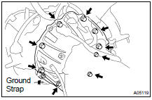 INSTALL TRANSMISSION TO ENGINE