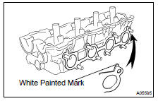 INSTALL LH EXHAUST MANIFOLD TO CYLINDER HEAD