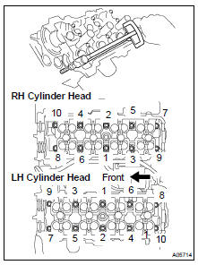 INSTALL CYLINDER HEAD BOLTS