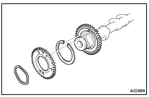 ASSEMBLE EXHAUST CAMSHAFT