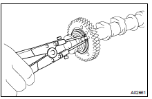 ASSEMBLE EXHAUST CAMSHAFT