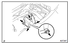 REMOVE SHIFT LEVER ASSEMBLY AND TRANSFER SHIFT LEVER ASSEMBLY