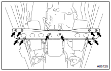  REMOVE ENGINE AND TRANSMISSION ASSEMBLY FROM VEHICLE