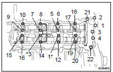 INSTALL CAMSHAFTS