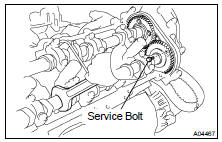 INSTALL CAMSHAFTS