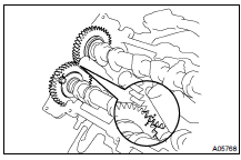 INSTALL CAMSHAFTS