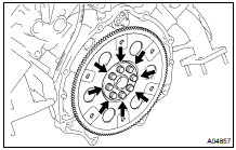 REMOVE DRIVE PLATE