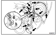 REMOVE LH NO.3 TIMING BELT COVER