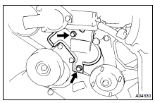 REMOVE NO.2 TIMING BELT COVER