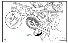 SET NO.1 CYLINDER TO TDC/COMPRESSION