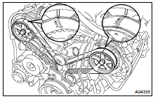 SET NO.1 CYLINDER TO TDC/COMPRESSION